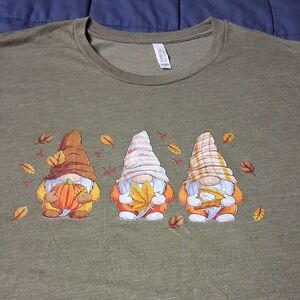 Bella Canvas Olive Green Gnome Tee